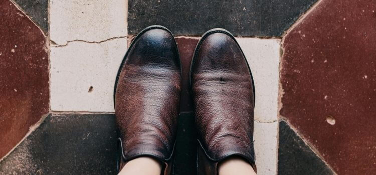 Italian leather boots
