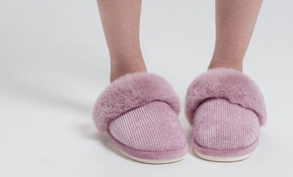 Boiled wool slippers
