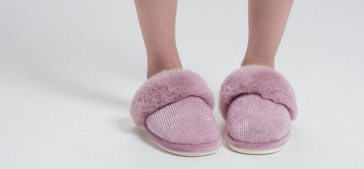 Boiled wool slippers