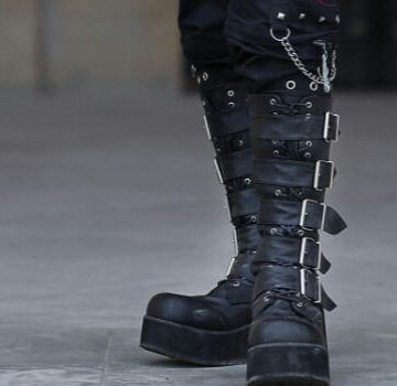 Knee High Converse With Buckles